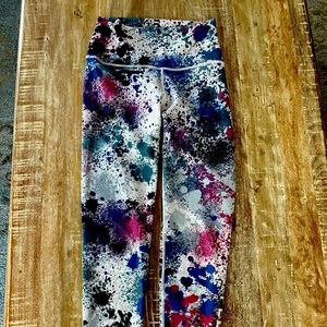 PELOTON splatter tights 7/8